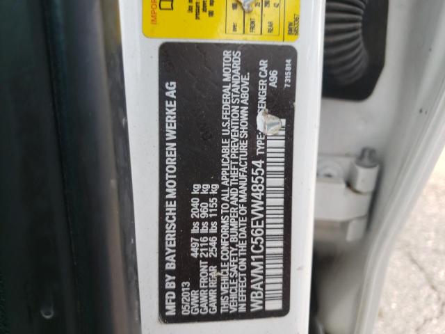 Photo 10 from auction – 2014 BMW X1 SDRIVE2 with VIN WBAVM1C56EVW48554