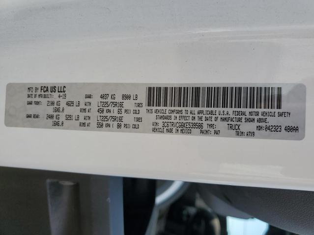 Photo 10 from auction – 2019 RAM PROMASTER with VIN 3C6TRVCG6KE539586