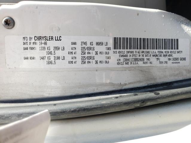 Photo 10 from auction – 2009 DODGE GRAND CARA with VIN 1D8HN11E39B520698