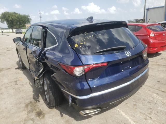 Photo 3 from auction – 2022 ACURA MDX with VIN 5J8YD9H37NL005228