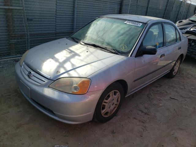 Photo 2 from auction – 2001 HONDA CIVIC DX with VIN 2HGES162X1H507890