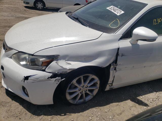 Photo 9 from auction – 2012 LEXUS CT 200 with VIN JTHKD5BH9C2106449