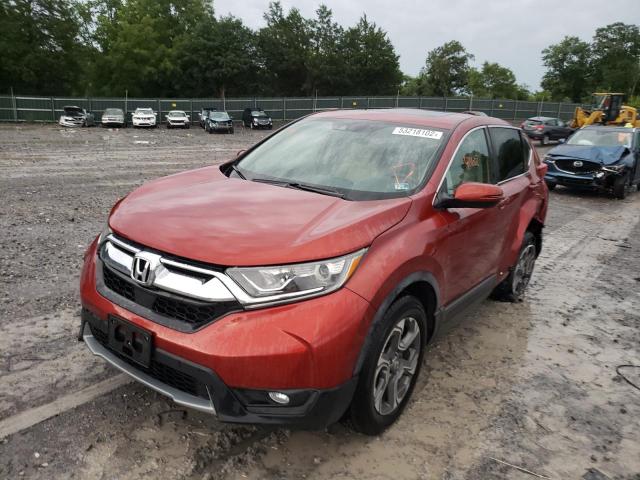 Photo 2 from auction – 2017 HONDA CR-V EXL with VIN 2HKRW2H82HH660700