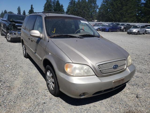 KIA SEDONA EX 2004 with VIN KNDUP131546586642 - Photo from auction