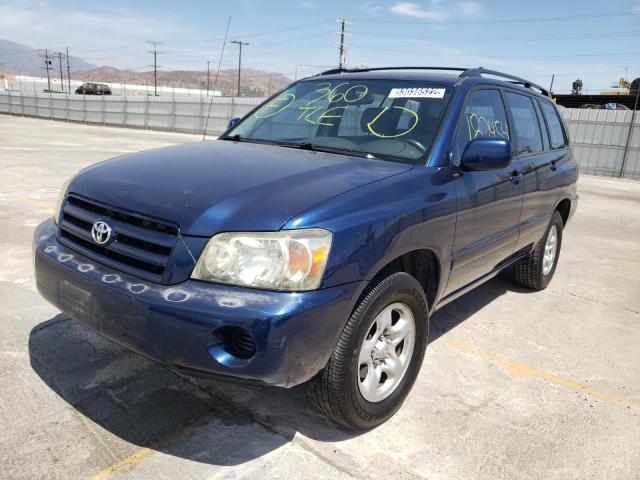 Photo 2 from auction – 2005 TOYOTA HIGHLANDER with VIN JTEGD21A450113331