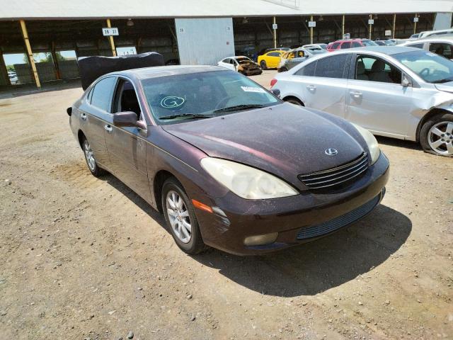 LEXUS ES 300 2002 with VIN JTHBF30G225027873 - Photo from auction