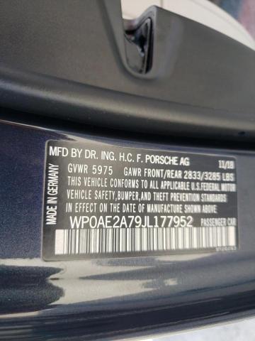 Photo 10 from auction – 2018 PORSCHE PANAMERA 4 with VIN WP0AE2A79JL177952
