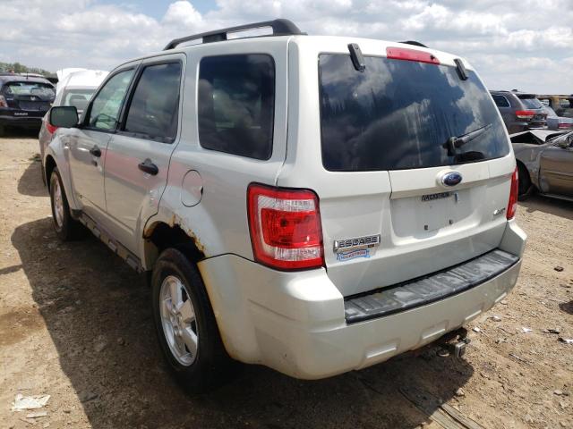Photo 3 from auction – 2008 FORD ESCAPE XLT with VIN 1FMCU93198KD66612
