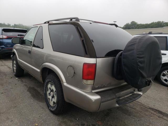 Photo 3 from auction – 2001 CHEVROLET BLAZER with VIN 1GNCT18W11K206928