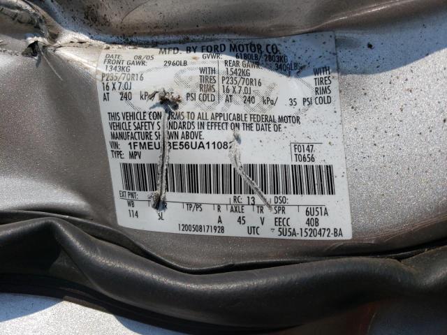 Photo 10 from auction – 2006 FORD EXPLORER X with VIN 1FMEU73E56UA11082