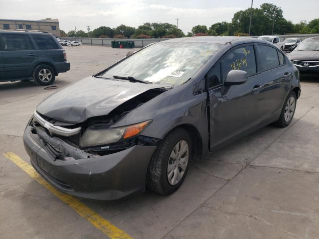 Photo 2 from auction – 2012 HONDA CIVIC LX with VIN 19XFB2F5XCE088683