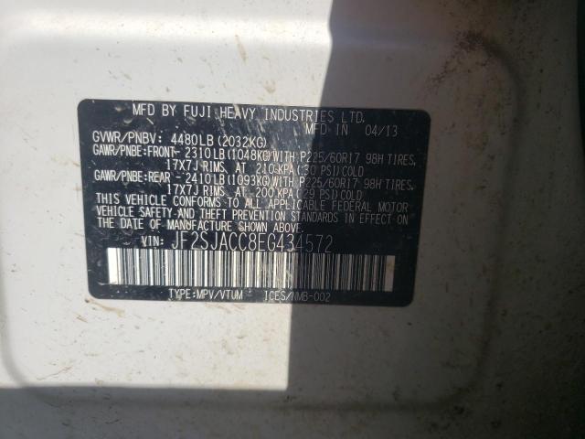 Photo 10 from auction – 2014 SUBARU FORESTER 2 with VIN JF2SJACC8EG434572