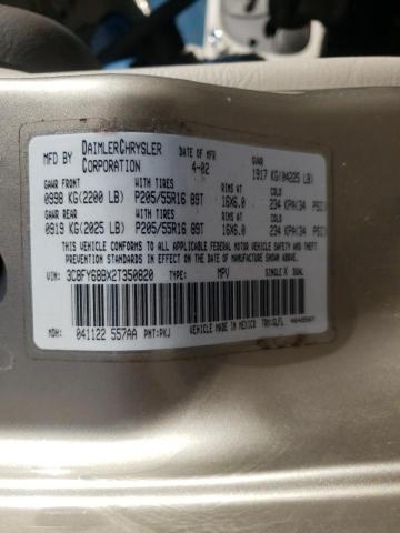Photo 10 from auction – 2002 CHRYSLER PT CRUISER with VIN 3C8FY68BX2T350820