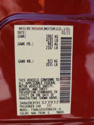 Photo 10 from auction – 2015 NISSAN LEAF S with VIN 1N4AZ0CP7FC323932