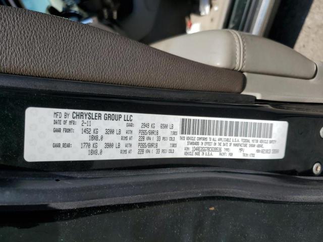 Photo 10 from auction – 2011 DODGE DURANGO EX with VIN 1D4RE2GG7BC639536