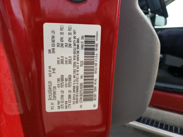 Photo 10 from auction – 2007 DODGE RAM 1500 S with VIN 1D7HA18227S102383