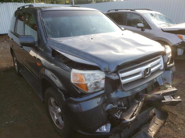 HONDA PILOT EX 2006 with VIN 2HKYF18666H535751 - Photo from auction