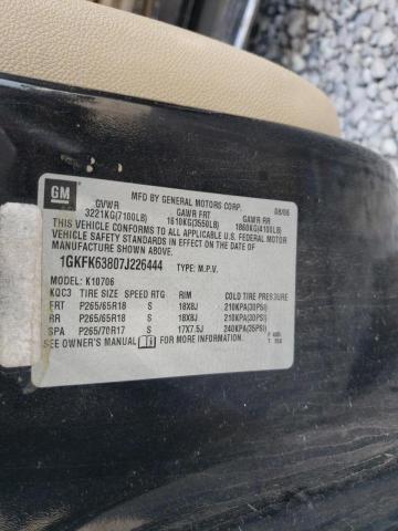 Photo 10 from auction – 2007 GMC YUKON DENA with VIN 1GKFK63807J226444