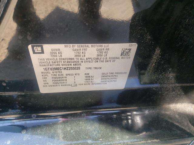 Photo 10 from auction – 2017 GMC SIERRA K15 with VIN 1GTV2MEC1HZ255628