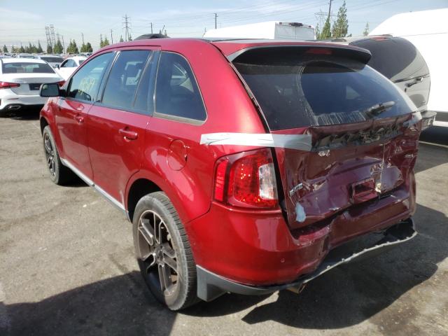 Photo 3 from auction – 2013 FORD EDGE SEL with VIN 2FMDK3JC0DBB45139