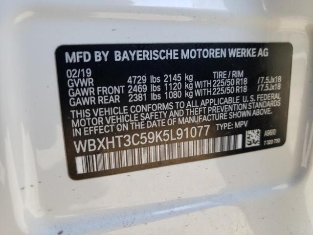 Photo 10 from auction – 2019 BMW X1 XDRIVE2 with VIN WBXHT3C59K5L91077