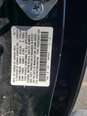 Photo 10 from auction – 2013 HONDA CIVIC LX with VIN 2HGFB2F50DH563796