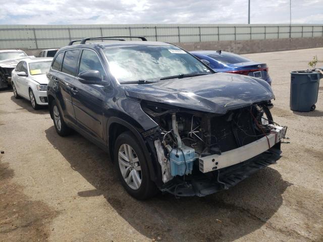 TOYOTA HIGHLANDER 2016 with VIN 5TDBKRFH0GS257459 - Photo from auction