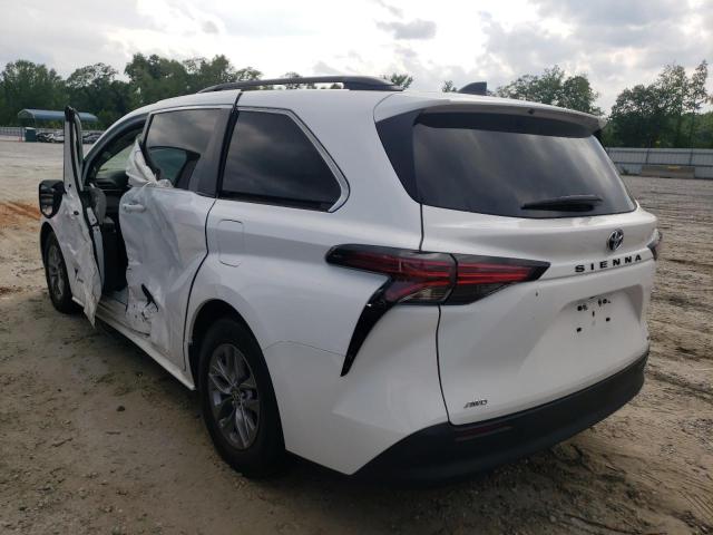 Photo 3 from auction – 2021 TOYOTA SIENNA LE with VIN 5TDBSKFCXMS020209