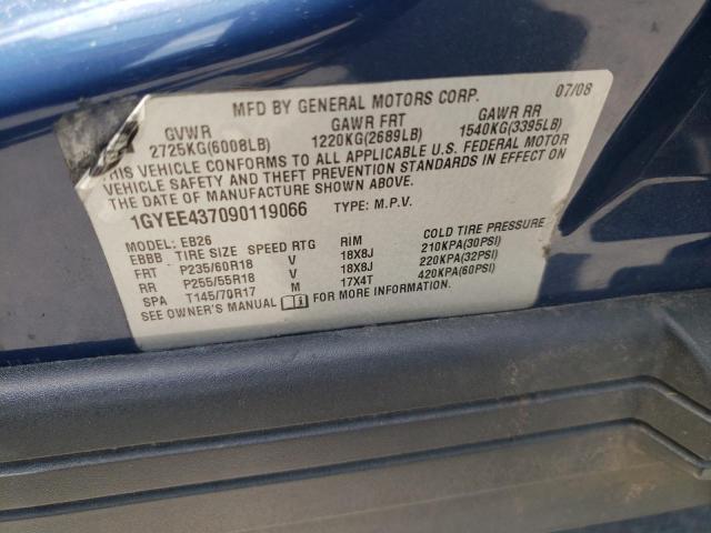 Photo 10 from auction – 2009 CADILLAC SRX with VIN 1GYEE437090119066