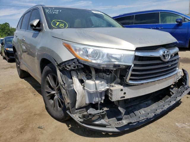 TOYOTA HIGHLANDER 2016 with VIN 5TDKKRFH0GS502762 - Photo from auction