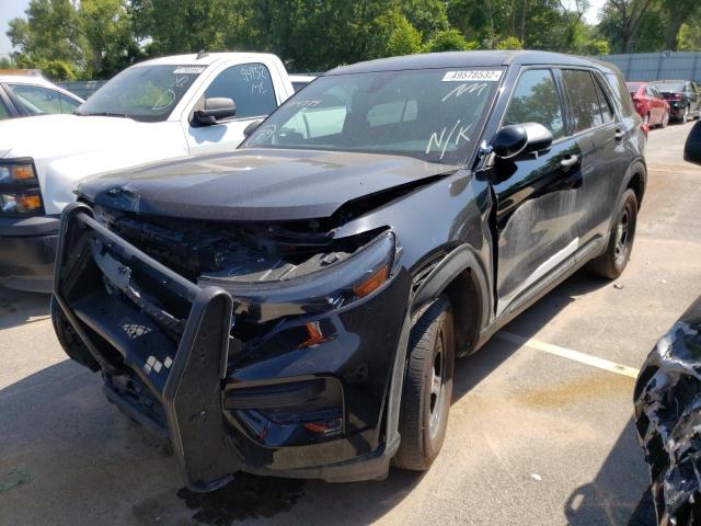 FORD EXPLORER P 2021 with VIN 1FM5K8AW7MNA14774 - Photo from auction