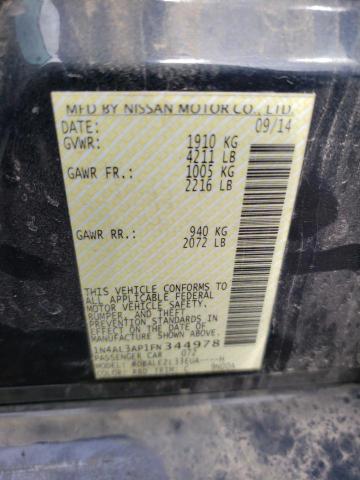 Photo 10 from auction – 2015 NISSAN ALTIMA 2.5 with VIN 1N4AL3AP1FN344978