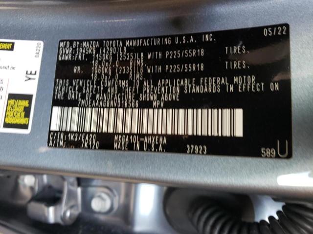 Photo 10 from auction – 2022 TOYOTA COROLLA CR with VIN 7MUEAAAG8NV018566