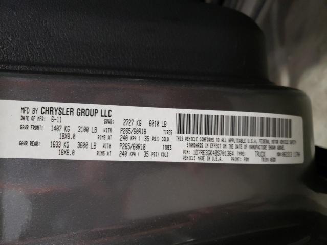 Photo 10 from auction – 2011 DODGE DAKOTA SLT with VIN 1D7RE3GK4BS701364
