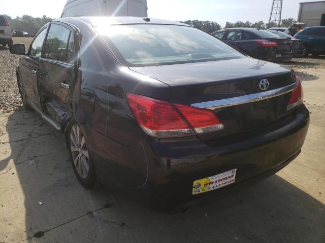 Photo 3 from auction – 2011 TOYOTA AVALON BAS with VIN 4T1BK3DB2BU437070