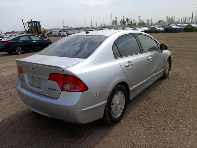 Photo 4 from auction – 2007 HONDA CIVIC HYBR with VIN JHMFA36247S013140