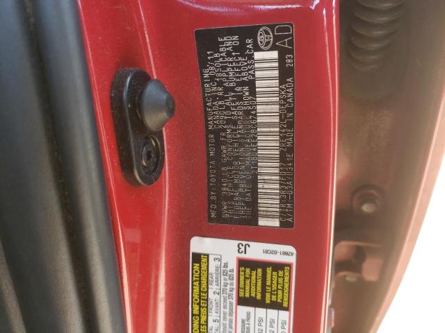 Photo 10 from auction – 2011 TOYOTA COROLLA with VIN 2T1BU4EE2BC674507