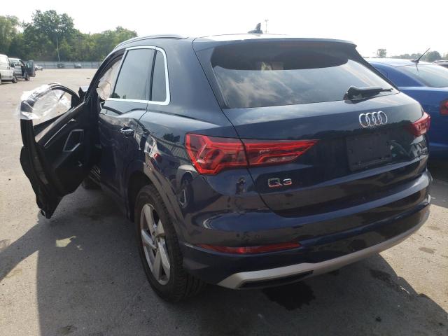 Photo 3 from auction – 2020 AUDI Q3 PREMIUM with VIN WA1AECF36L1112836
