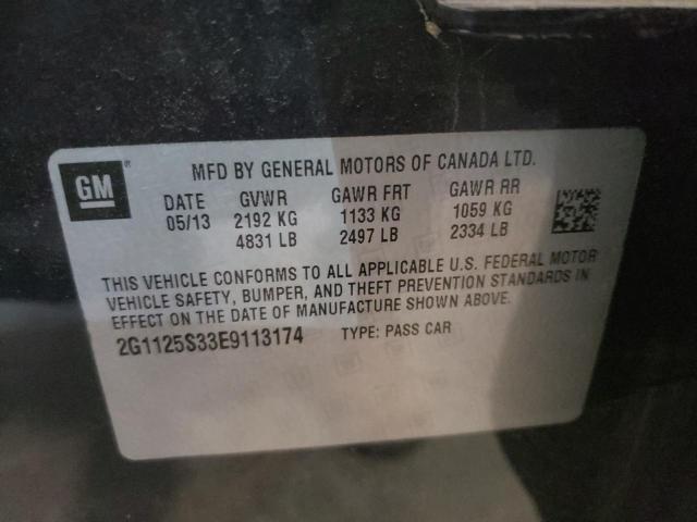 Photo 10 from auction – 2014 CHEVROLET IMPALA LT with VIN 2G1125S33E9113174
