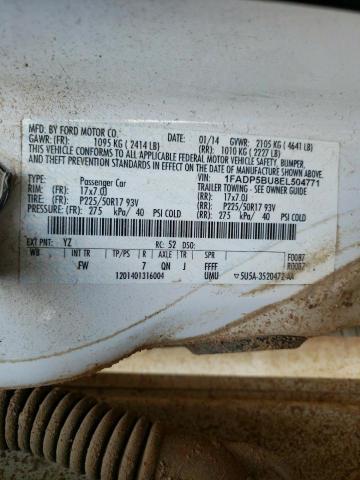 Photo 10 from auction – 2014 FORD C-MAX SEL with VIN 1FADP5BU8EL504771
