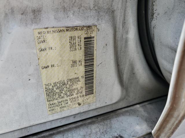 Photo 10 from auction – 2015 NISSAN ALTIMA 2.5 with VIN 1N4AL3AP1FN396658