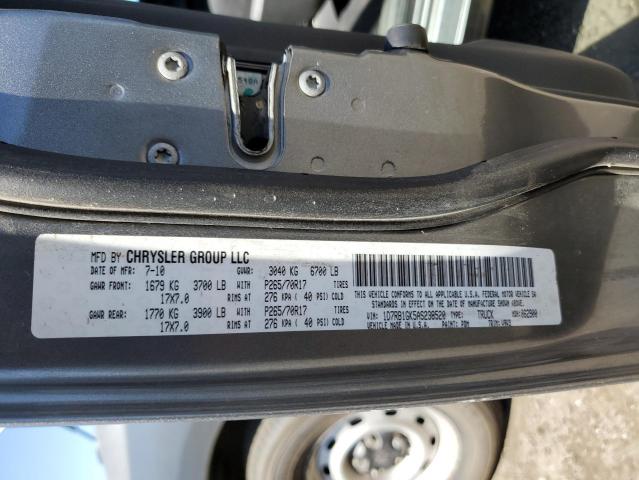 Photo 10 from auction – 2010 DODGE RAM 1500 with VIN 1D7RB1GK5AS238520