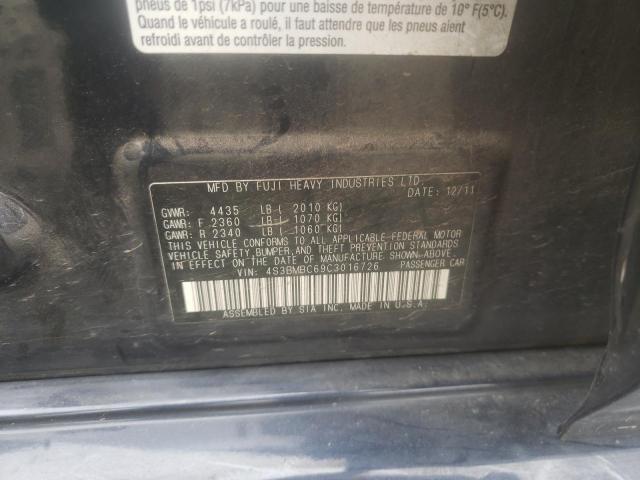 Photo 10 from auction – 2012 SUBARU LEGACY 2.5 with VIN 4S3BMBC69C3016726