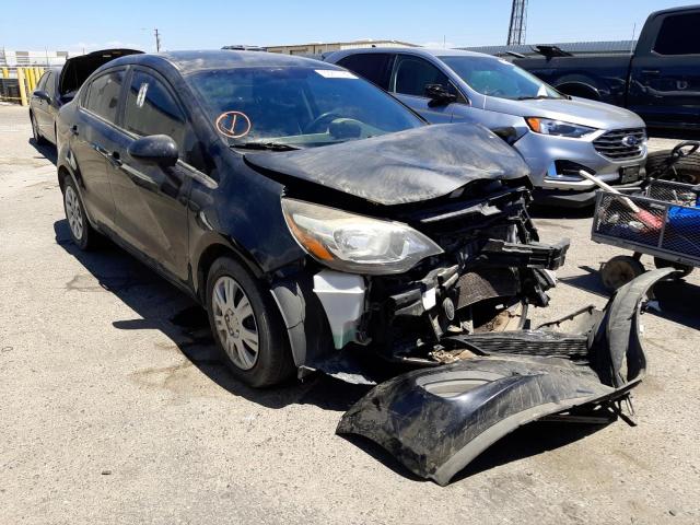 KIA RIO LX 2014 with VIN KNADM4A39E6358365 - Photo from auction