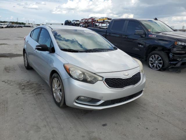 KIA FORTE EX 2014 with VIN KNAFX4A87E5045655 - Photo from auction