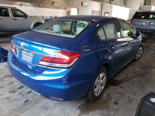 Photo 4 from auction – 2013 HONDA CIVIC LX with VIN 2HGFB2F5XDH566768