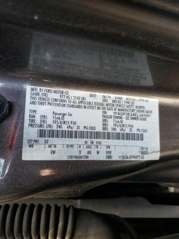 Photo 10 from auction – 2014 FORD FOCUS S with VIN 1FADP3E24EL341051