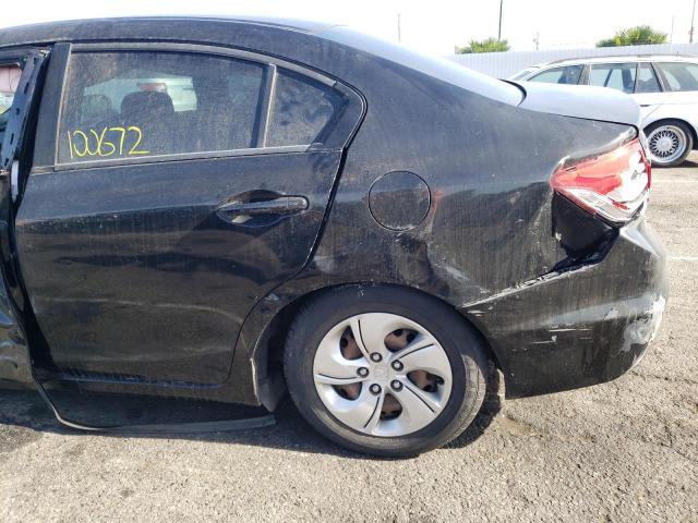 Photo 10 from auction – 2014 HONDA CIVIC LX with VIN 19XFB2F51EE261378
