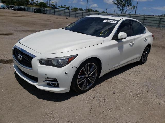 Photo 2 from auction – 2014 INFINITI Q50 BASE with VIN JN1BV7AP4EM671415