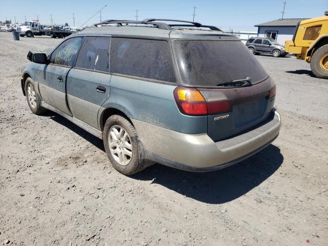 Photo 3 from auction – 2000 SUBARU LEGACY OUT with VIN 4S3BH6656Y7631670